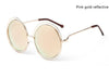 Big Circle Round Frame Sunglasses